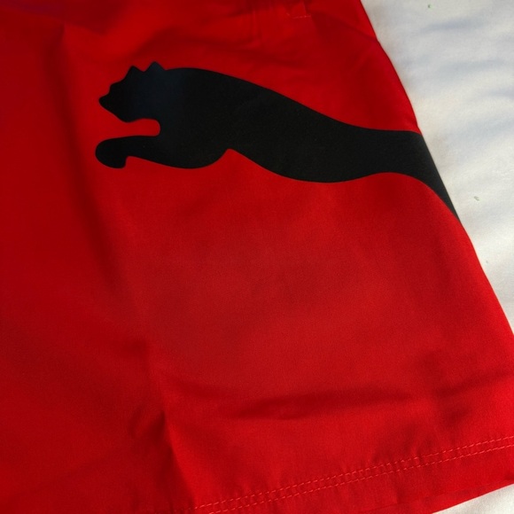 PUMA Mens Essential Core Board Short Red Size 32 - Picture 4 of 13